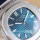 PPF Factory Swiss-Clone Patek Philippe Nautilus 5810 Blue Dial Baguette Diamond Watch (6)_th.jpg